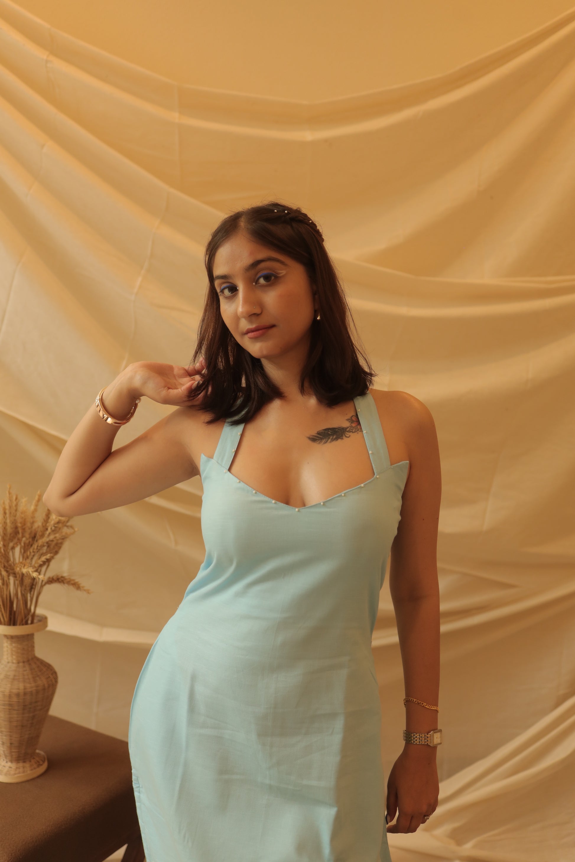 Aqua Dress