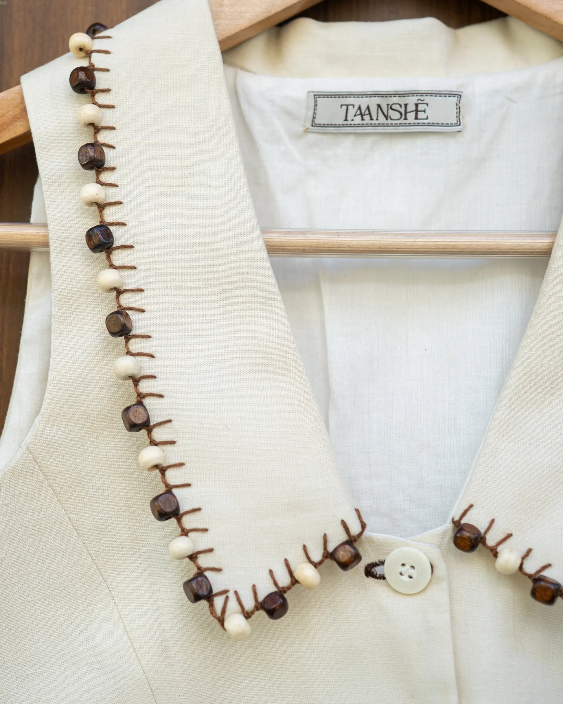 Ivory Bead Vest