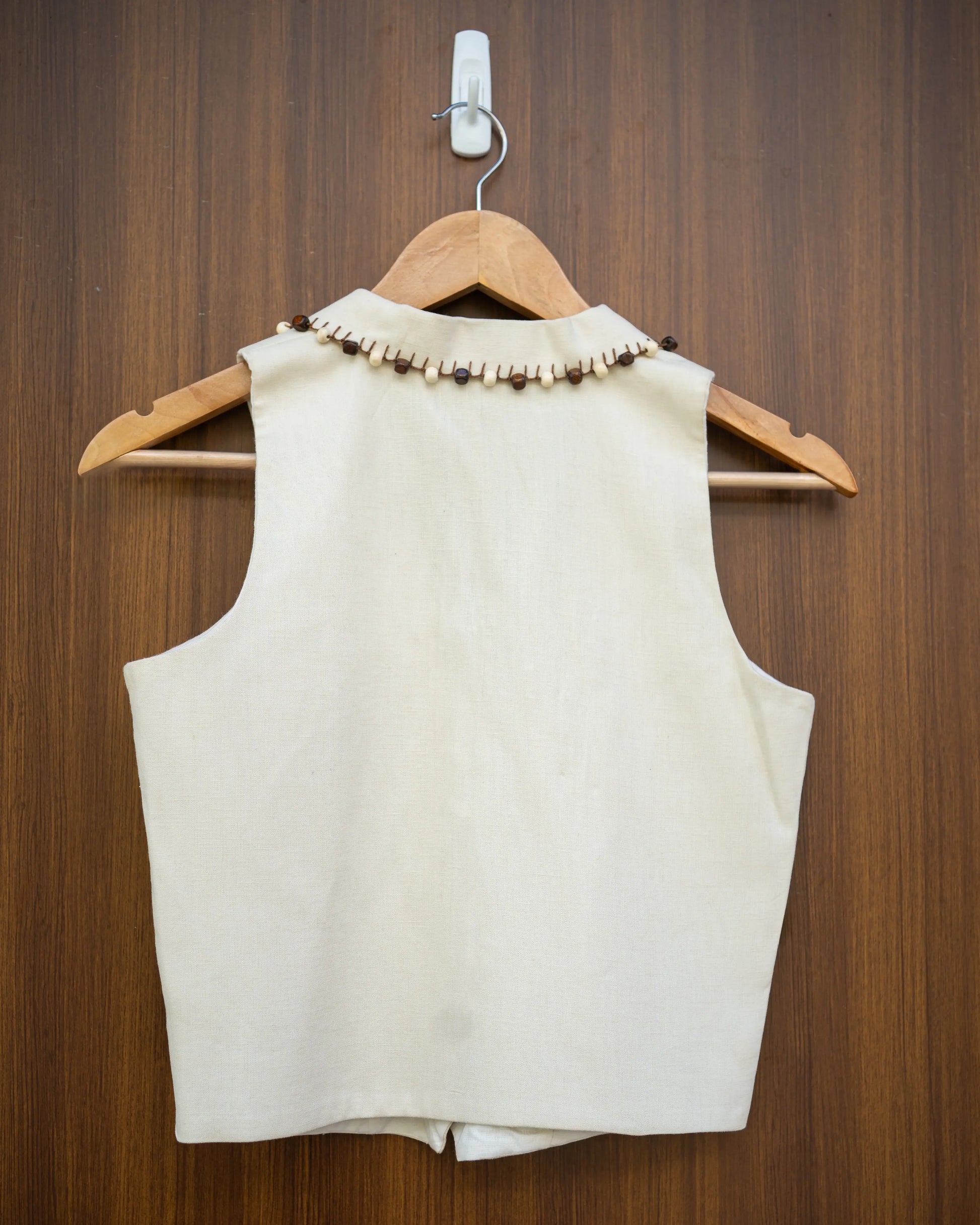 Ivory Bead Vest