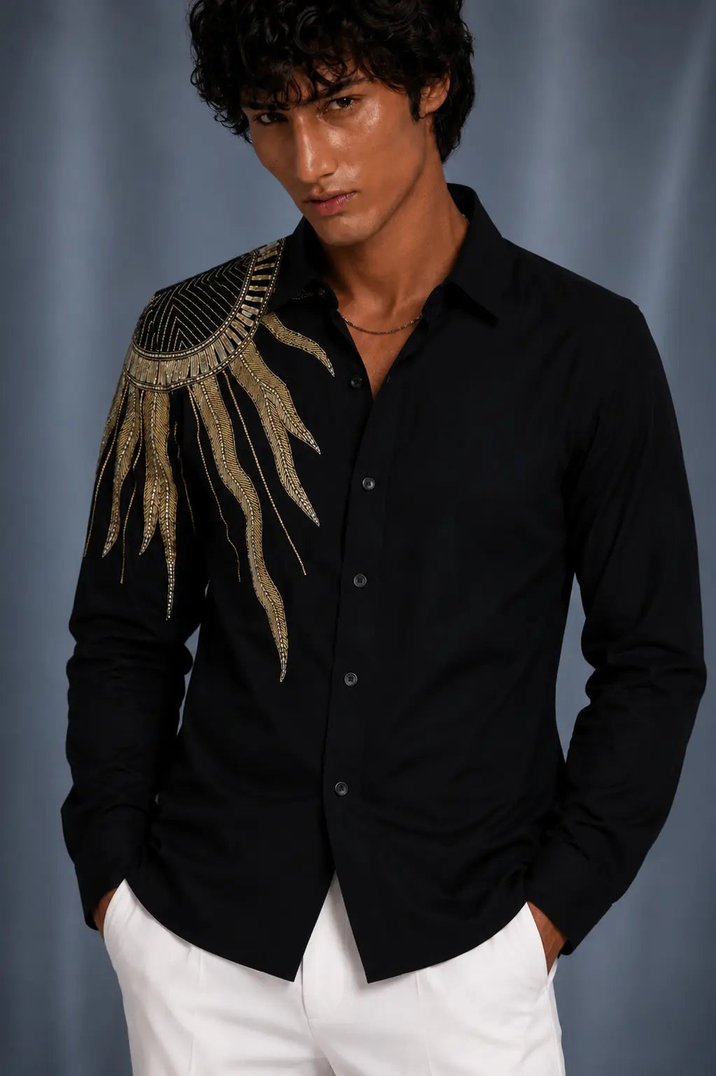 Solar Embellished Shirt