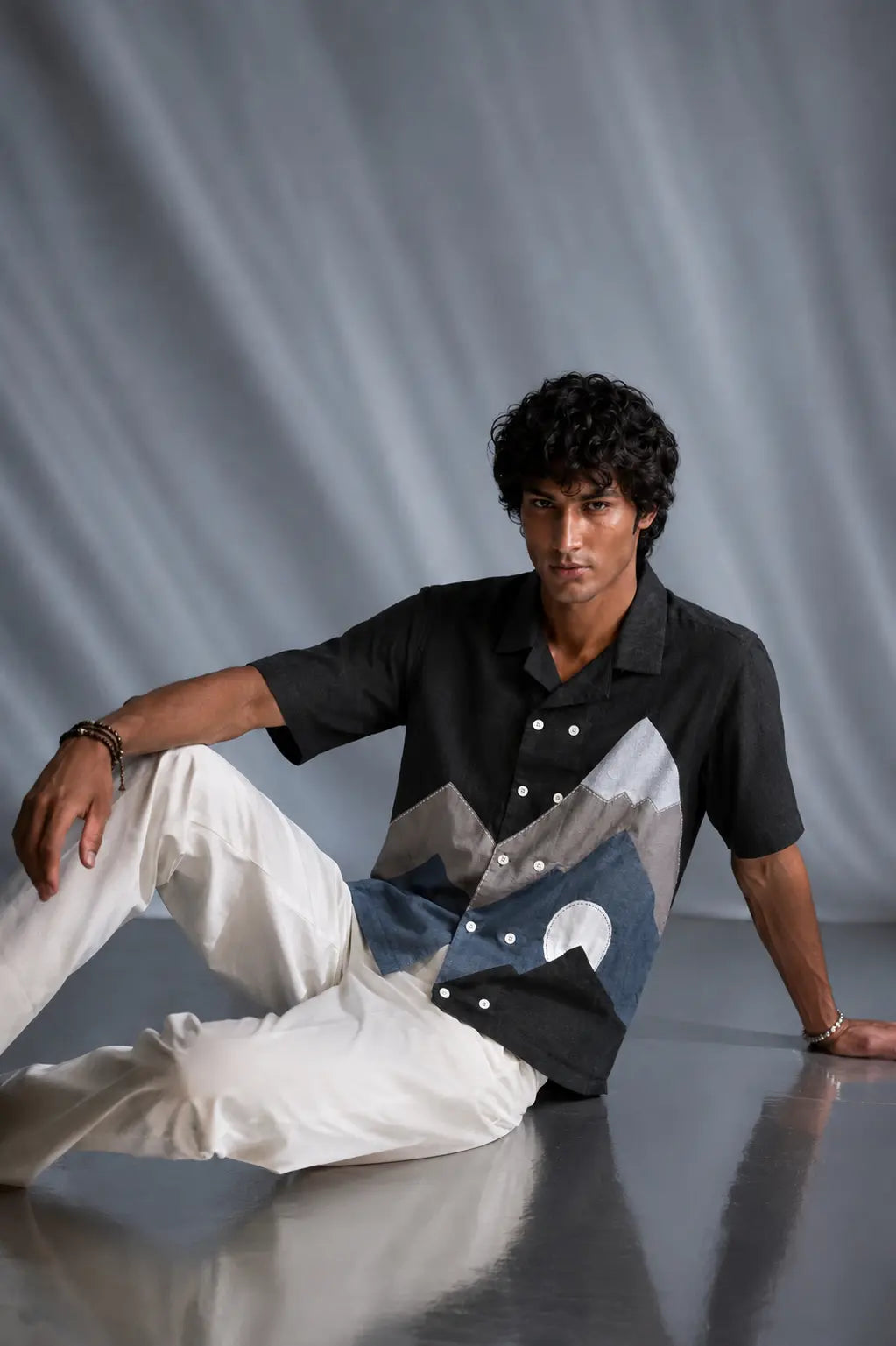 Black Mountain Patchwork Shirt