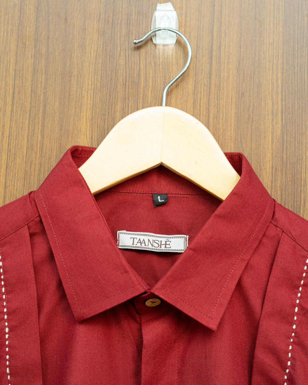 Red Structure Shirt