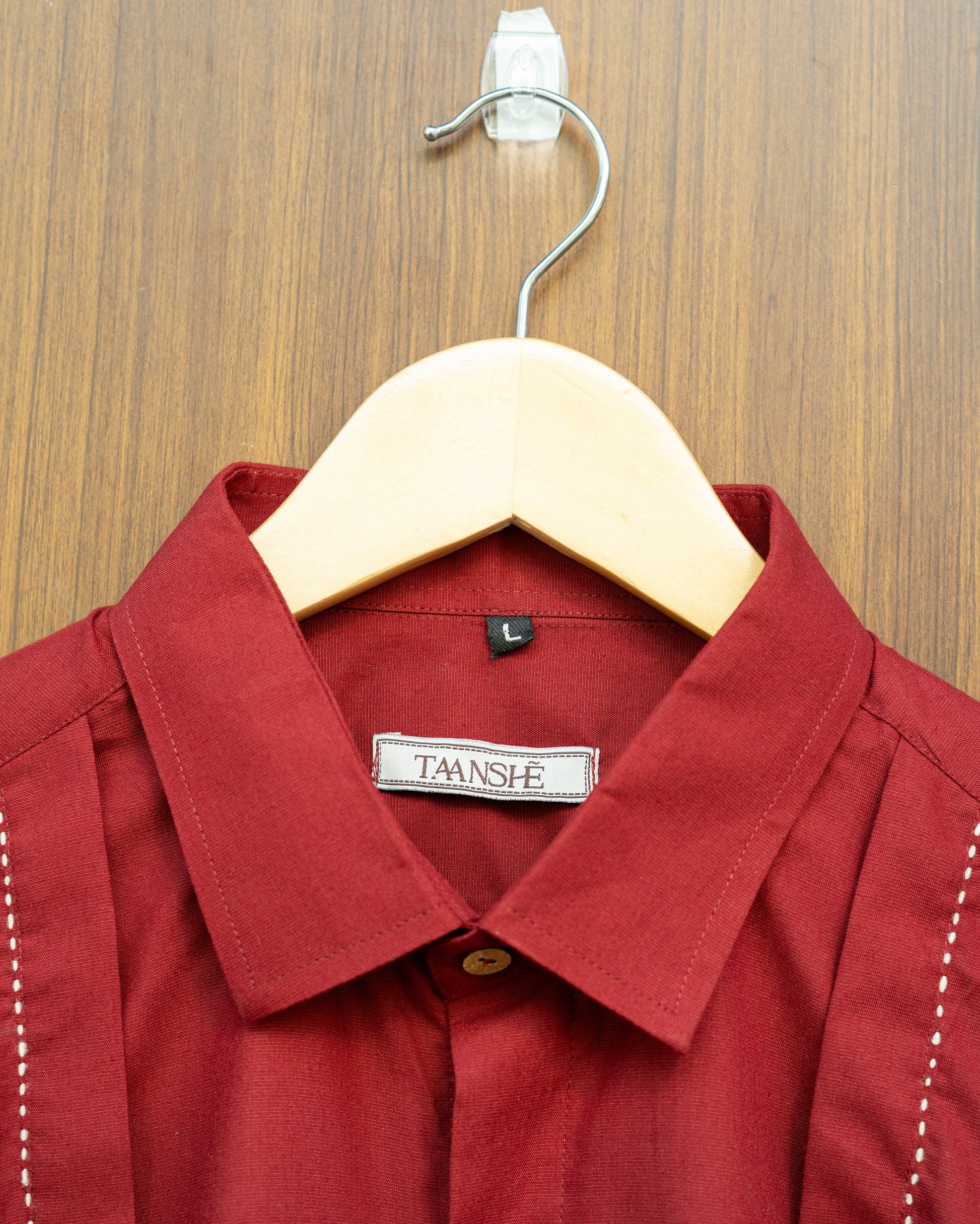 Red Structure Shirt