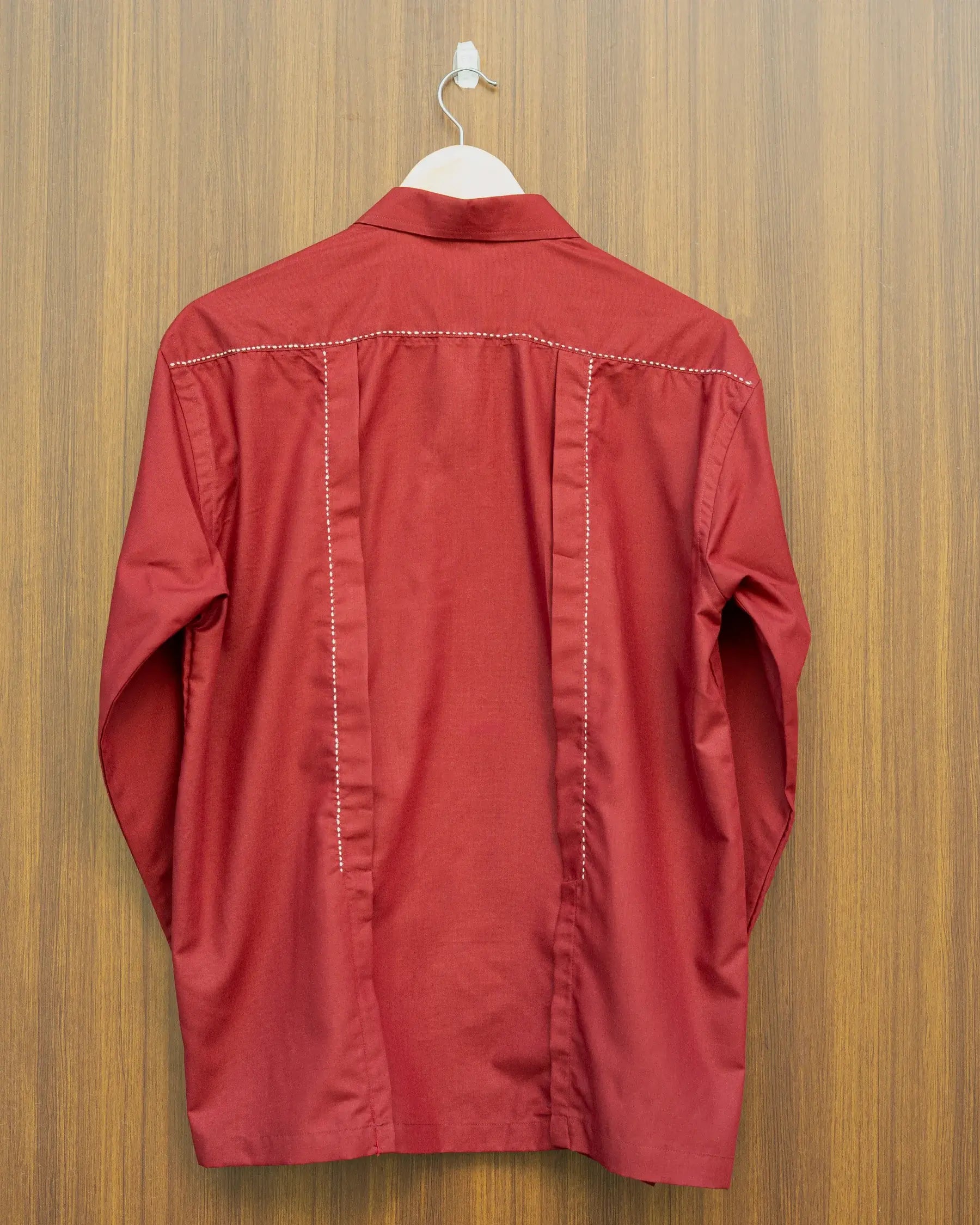 Red Structure Shirt