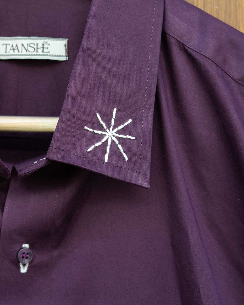 Violet Star Collar Shirt