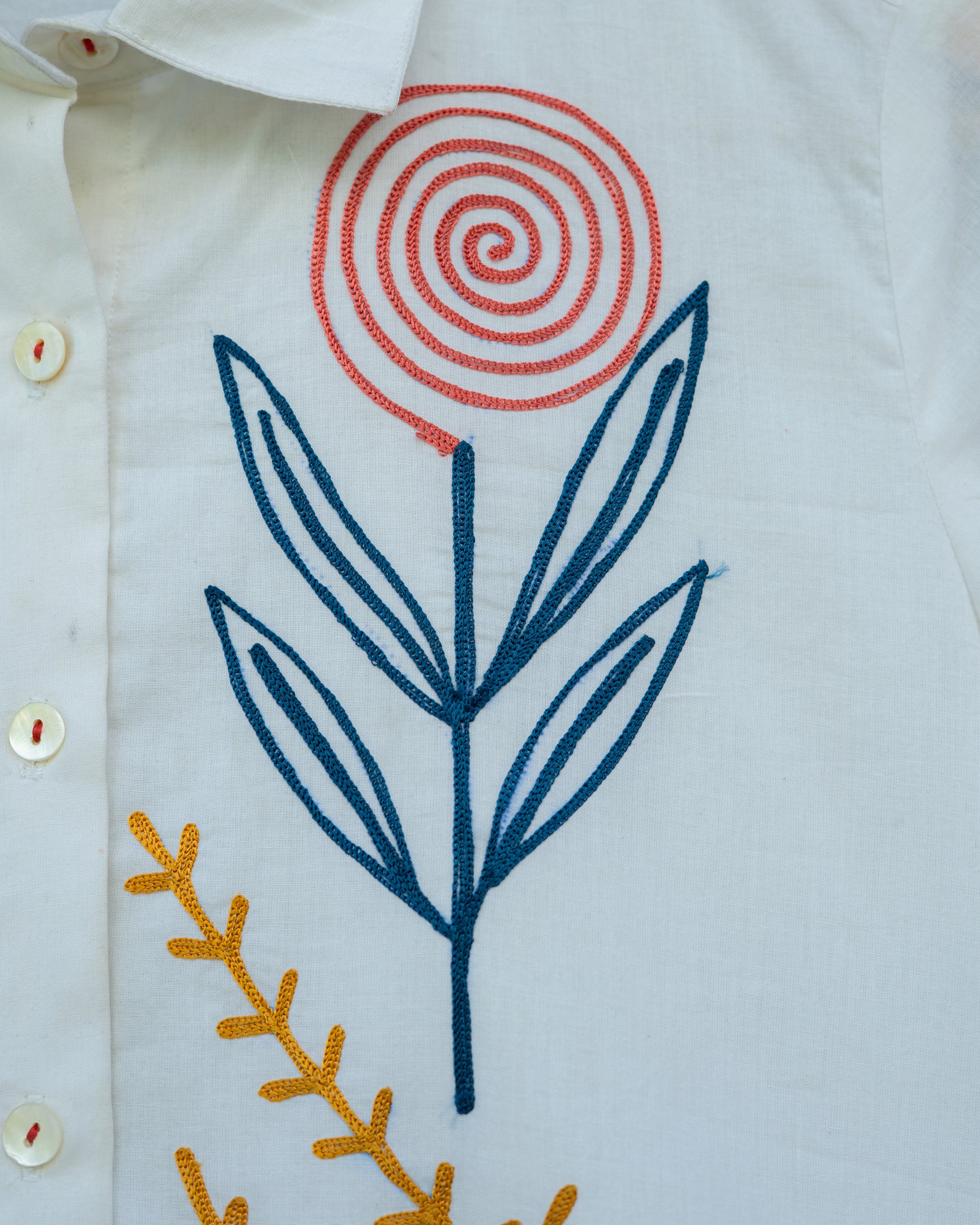Botanical Stitch Shirt