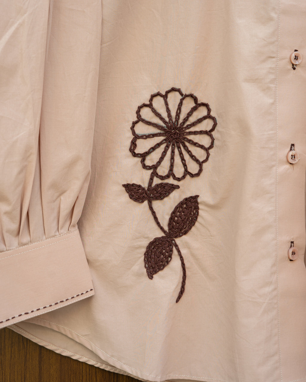 Brown Daisy Shirt