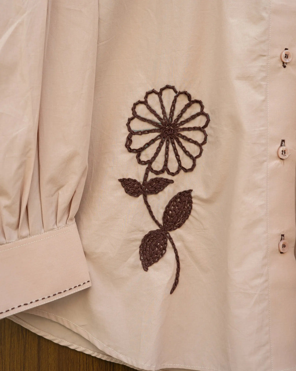 Brown Daisy Shirt