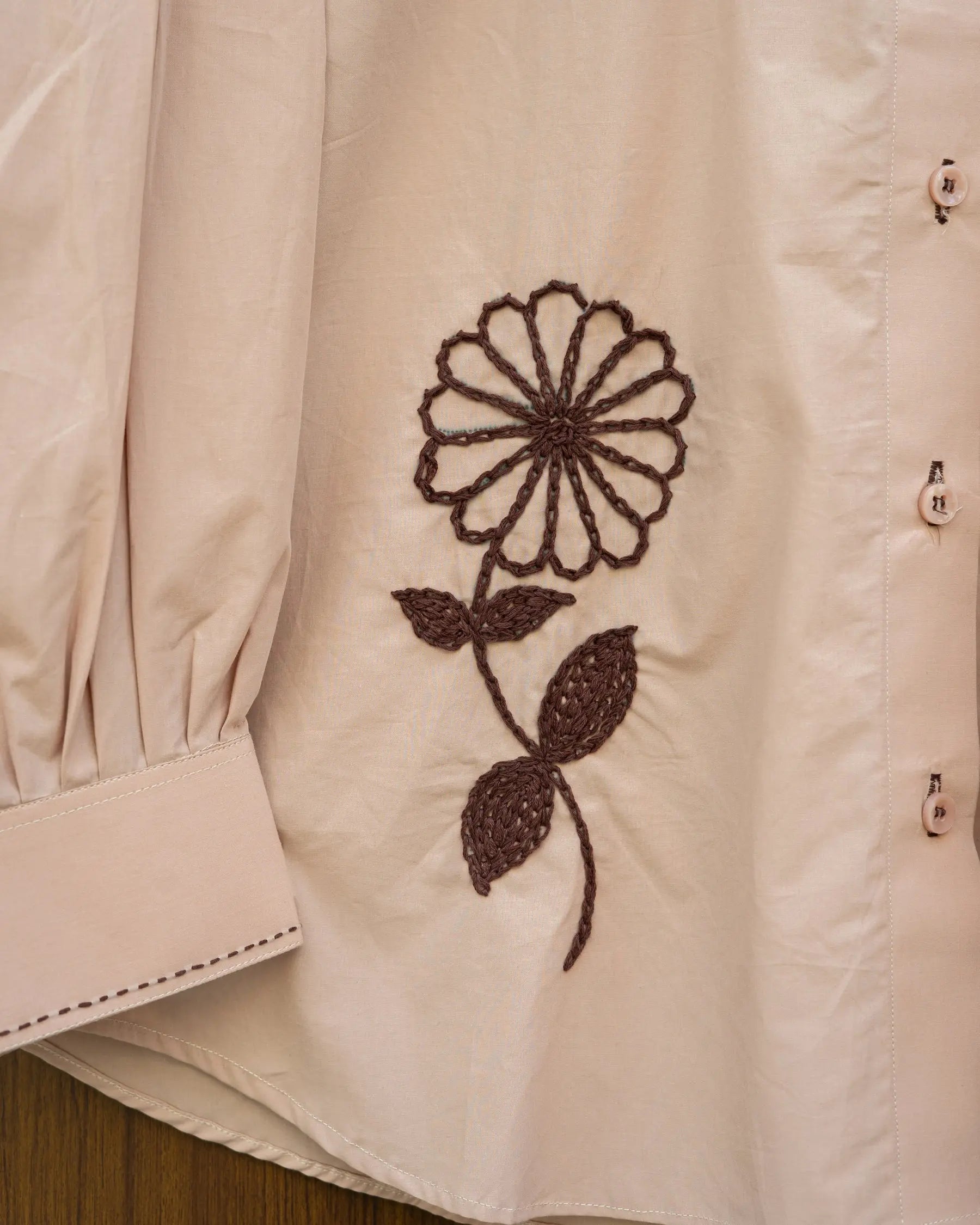 Brown Daisy Shirt