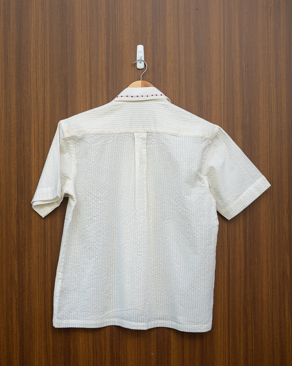 White french knot shirt