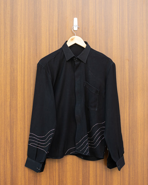 Black katdana work shirt