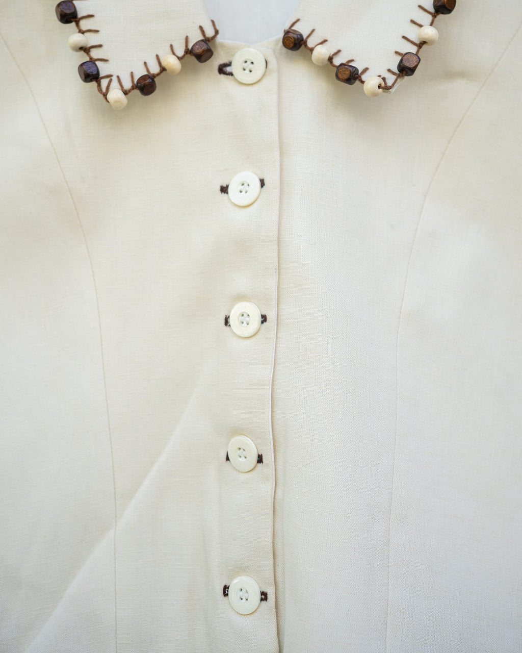 Ivory Bead Vest