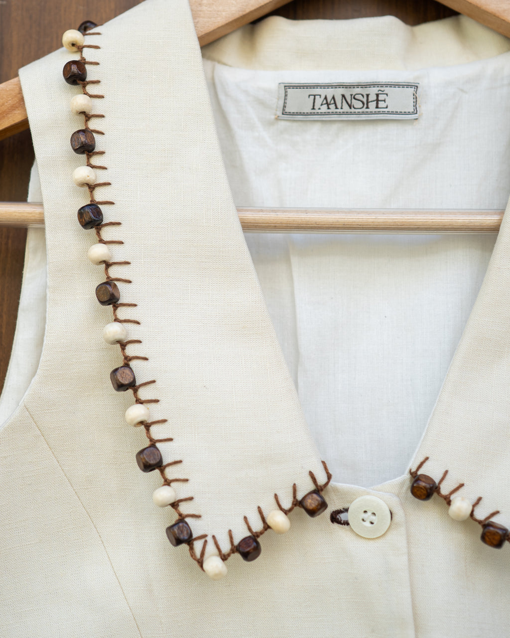 Ivory Bead Vest
