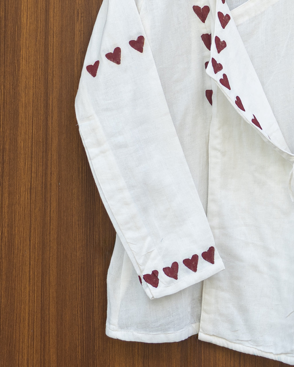 Heartwrap Linen Top