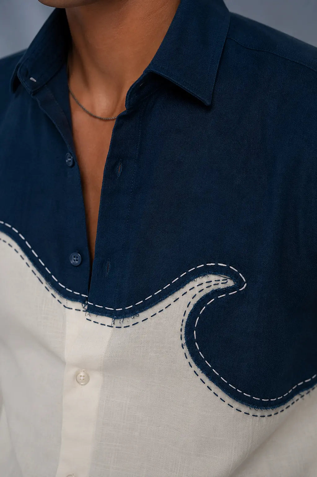 Ocean curve shirt