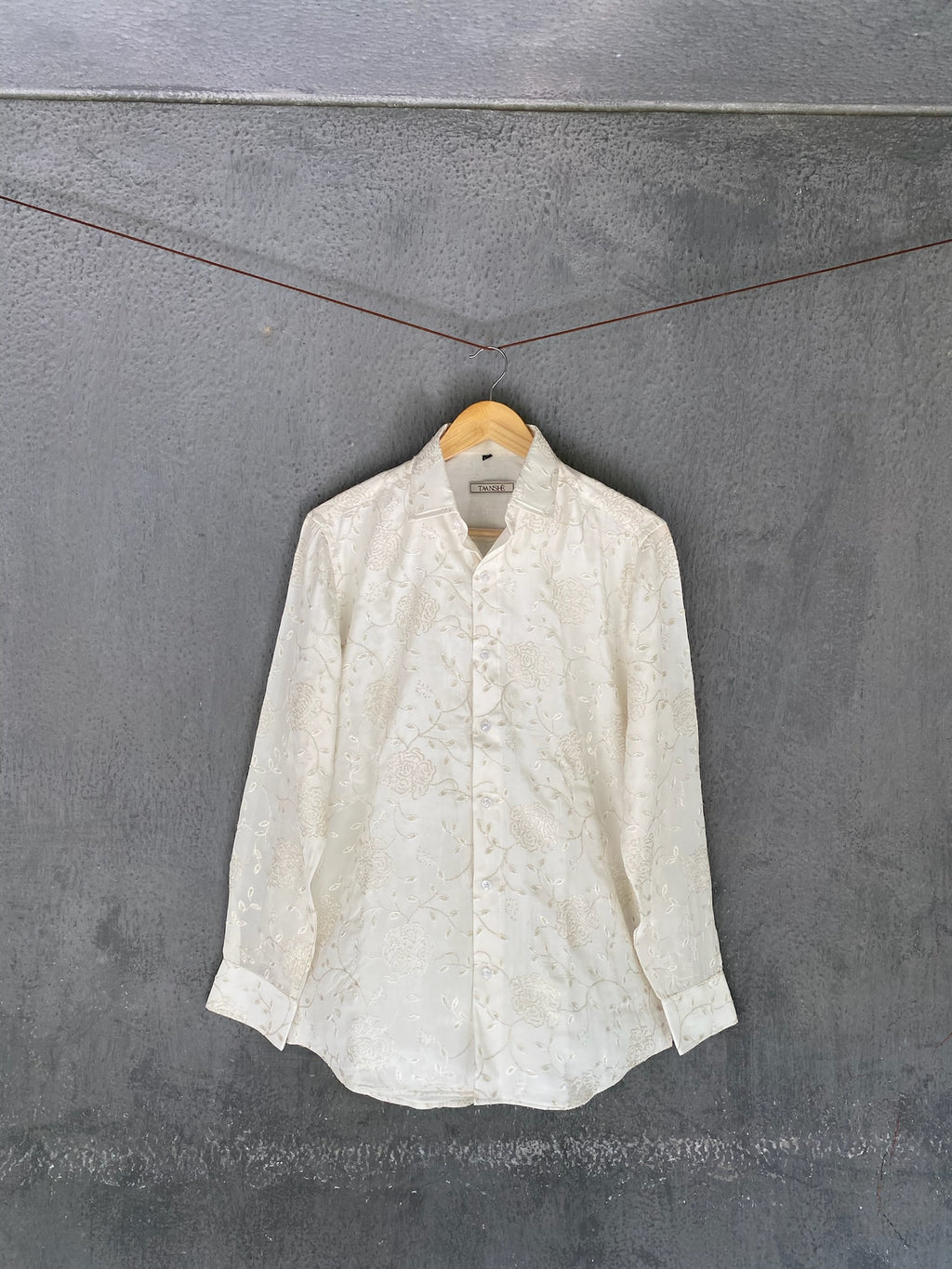 Ivory Floral Shirt