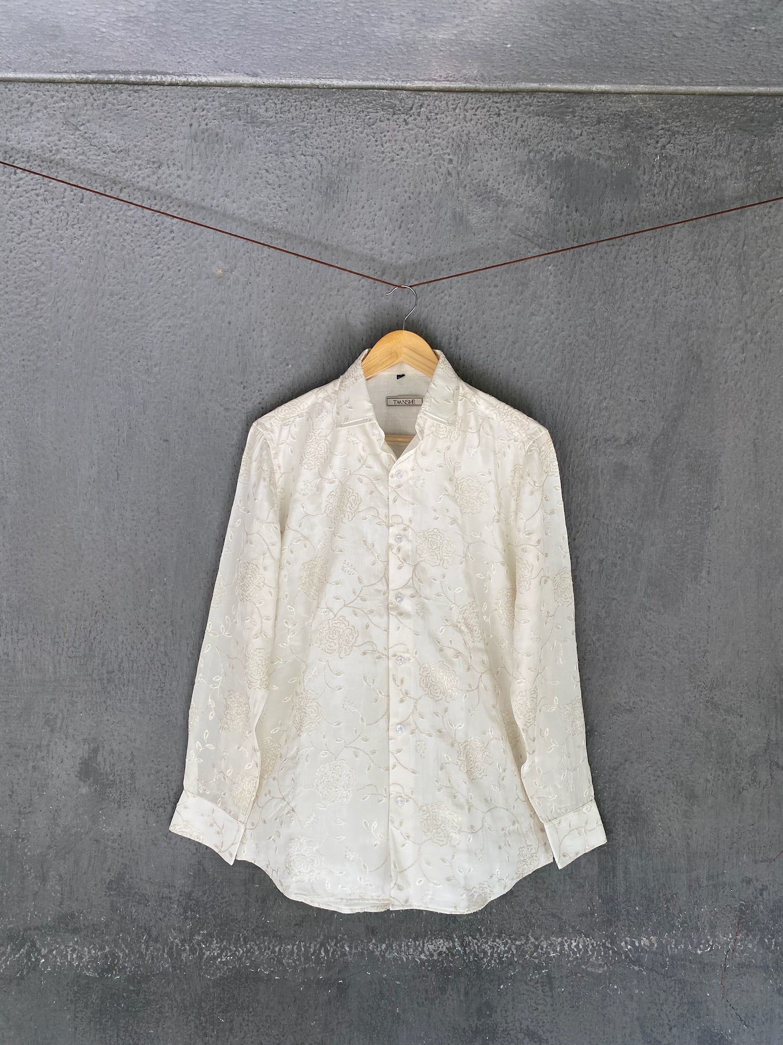 Ivory Floral Shirt
