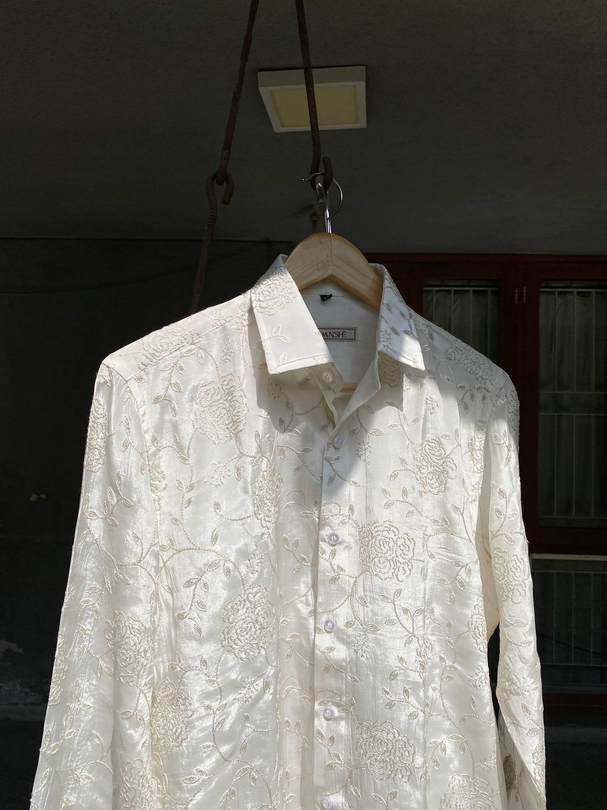 Ivory Floral Shirt