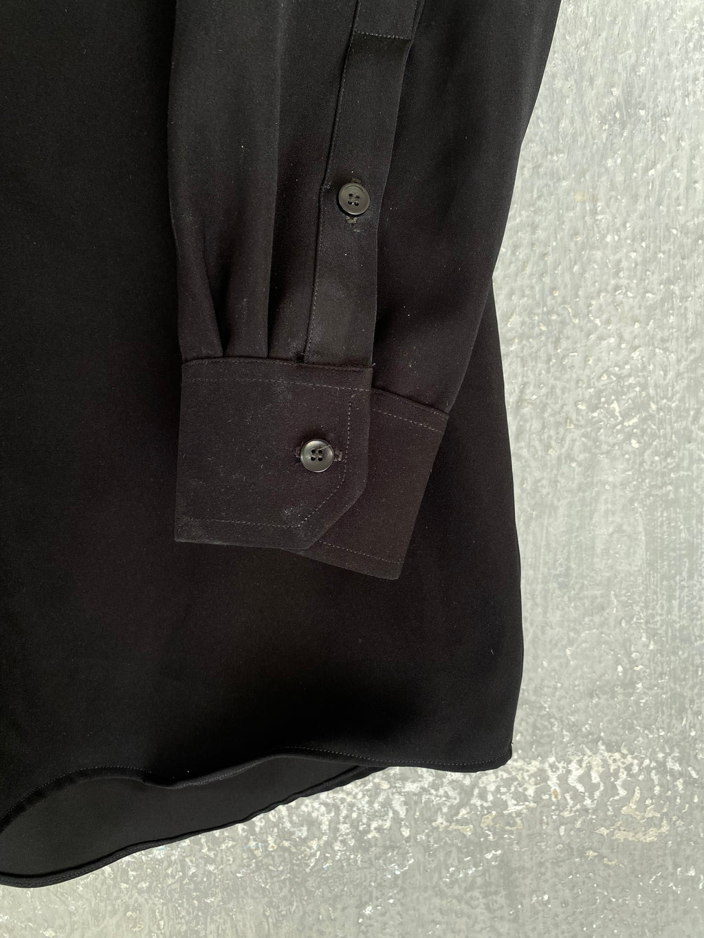 Black Embellished Pocket Shirt