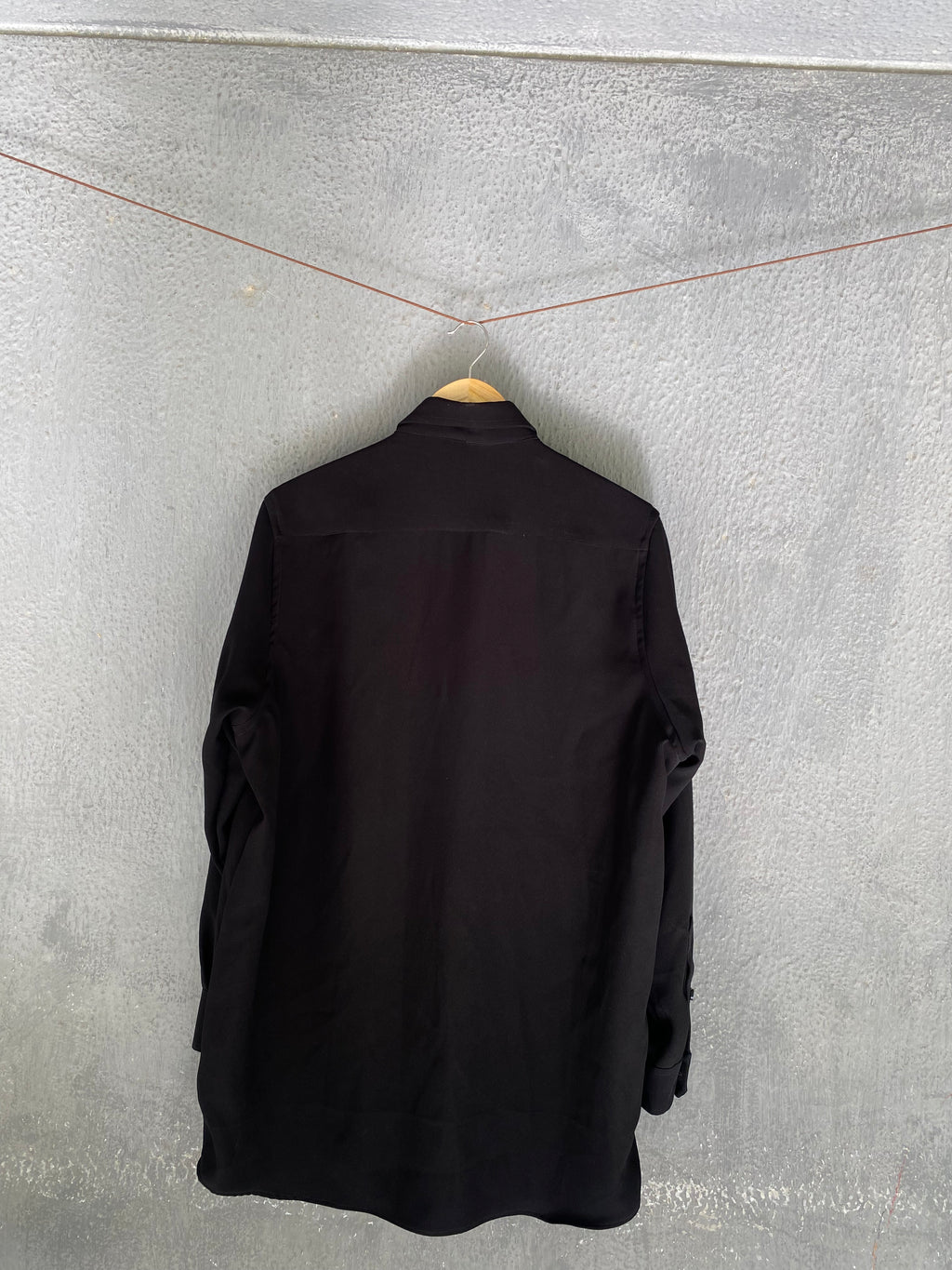 Black Embellished Pocket Shirt