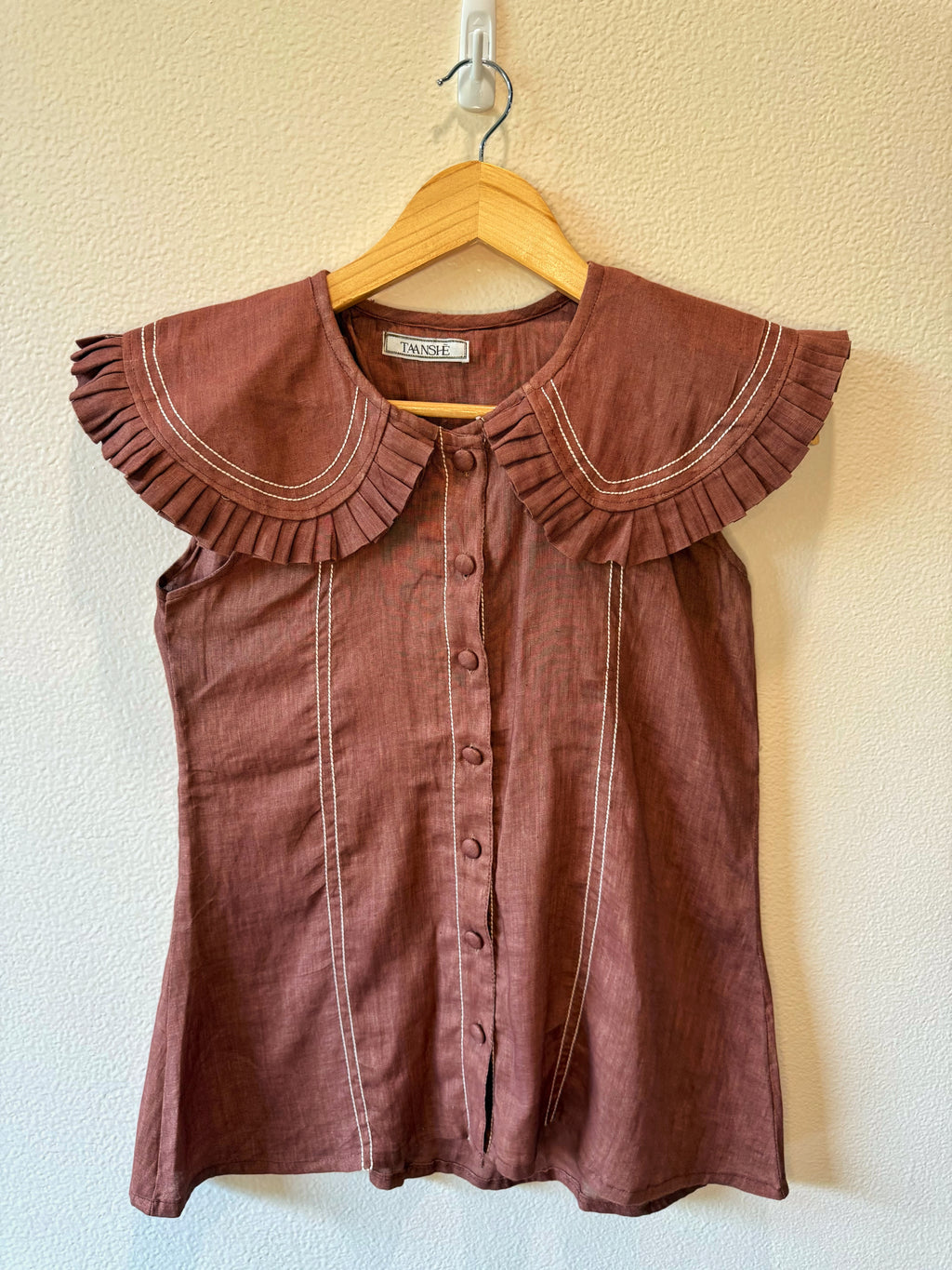 Meadow Ruffle Collar Top