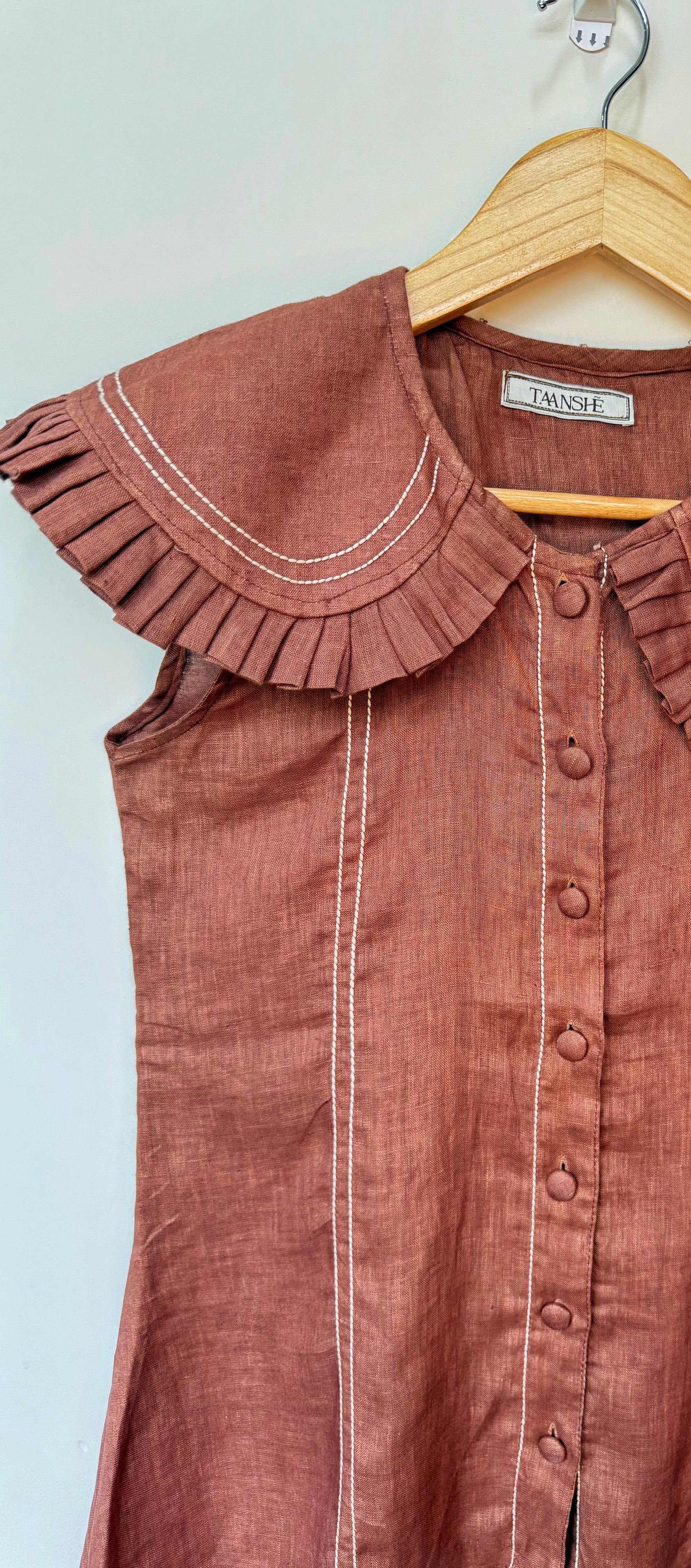 Meadow Ruffle Collar Top