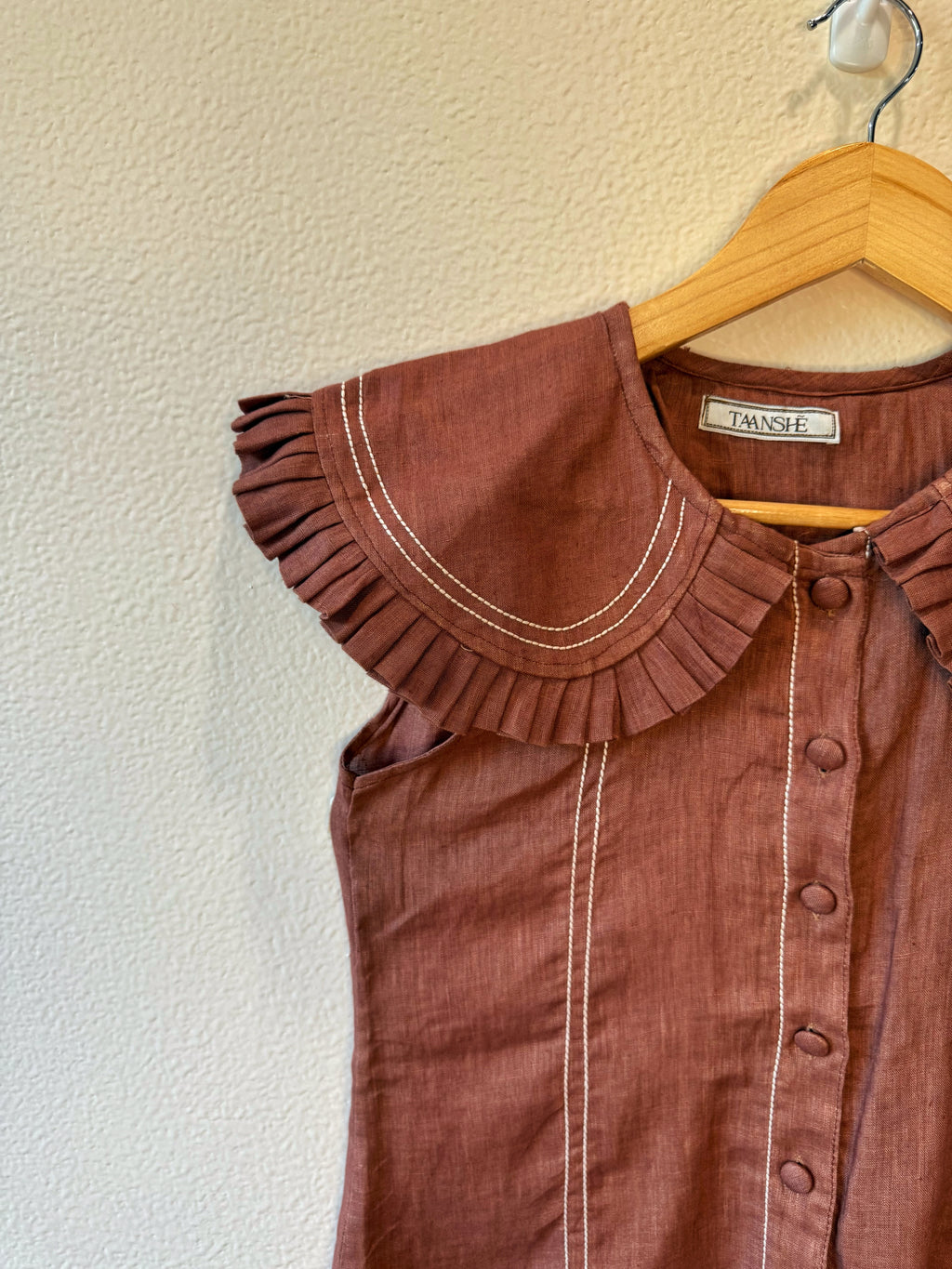 Meadow Ruffle Collar Top