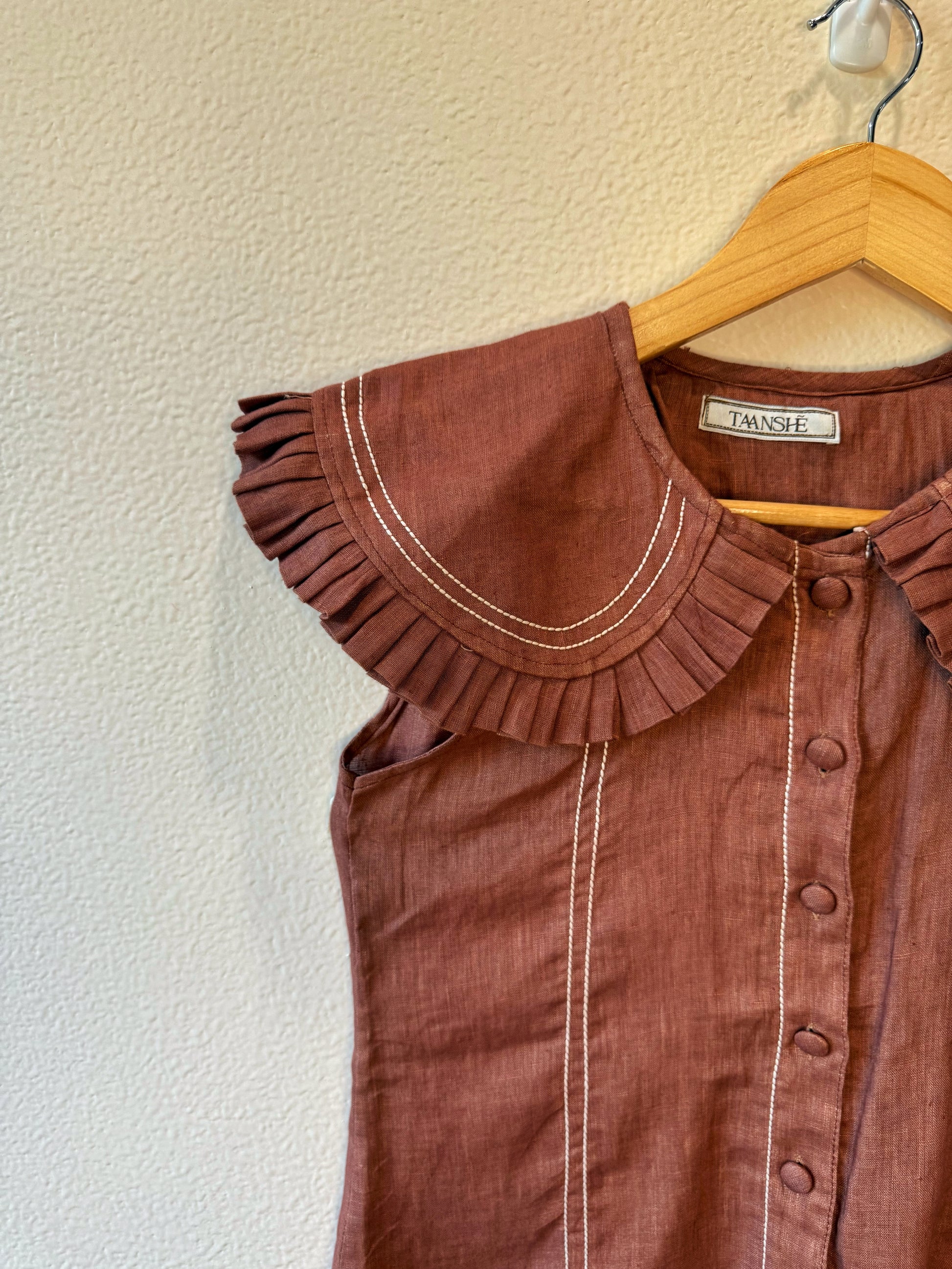 Meadow Ruffle Collar Top