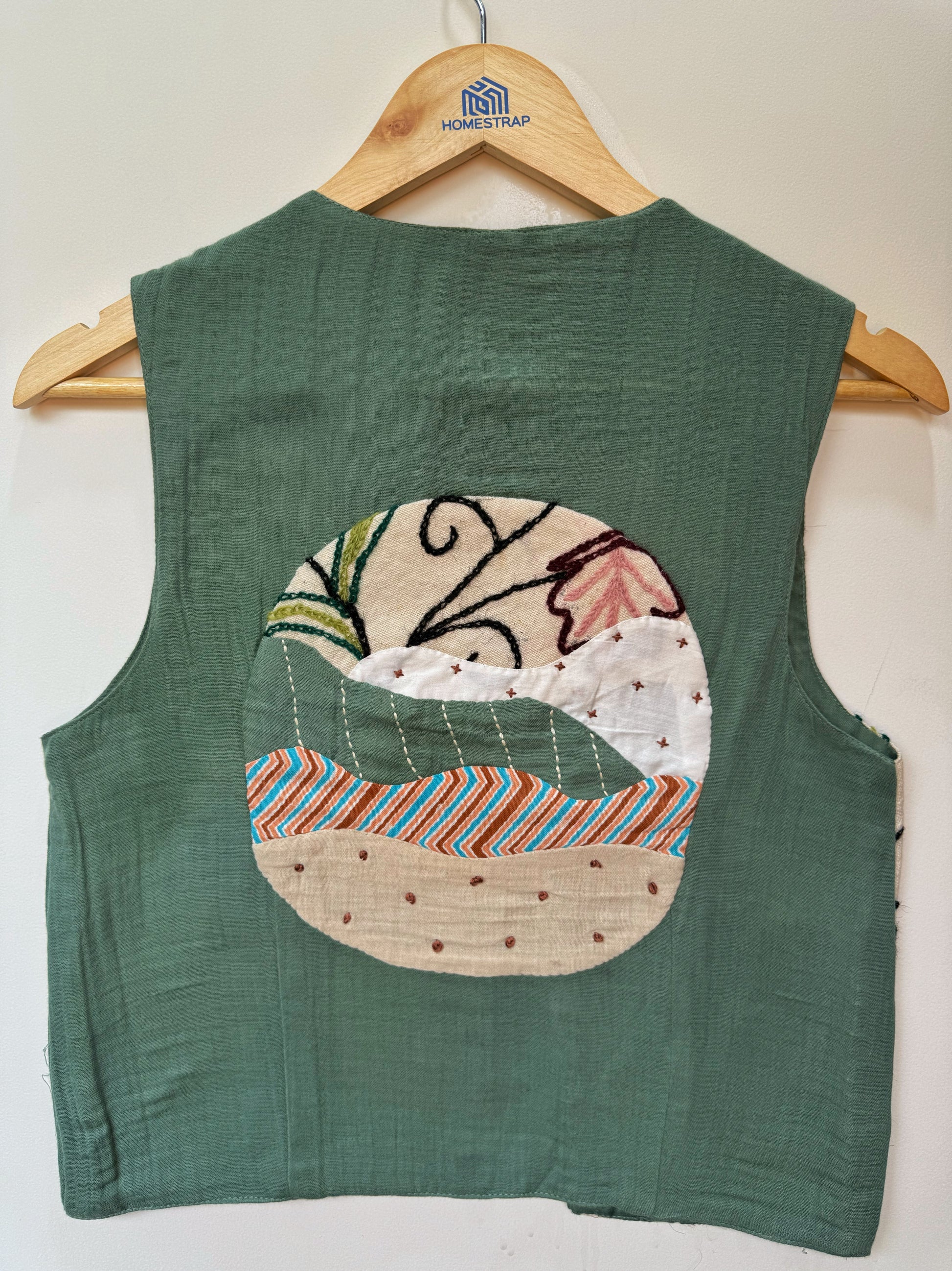 Asymmetry Art Vest