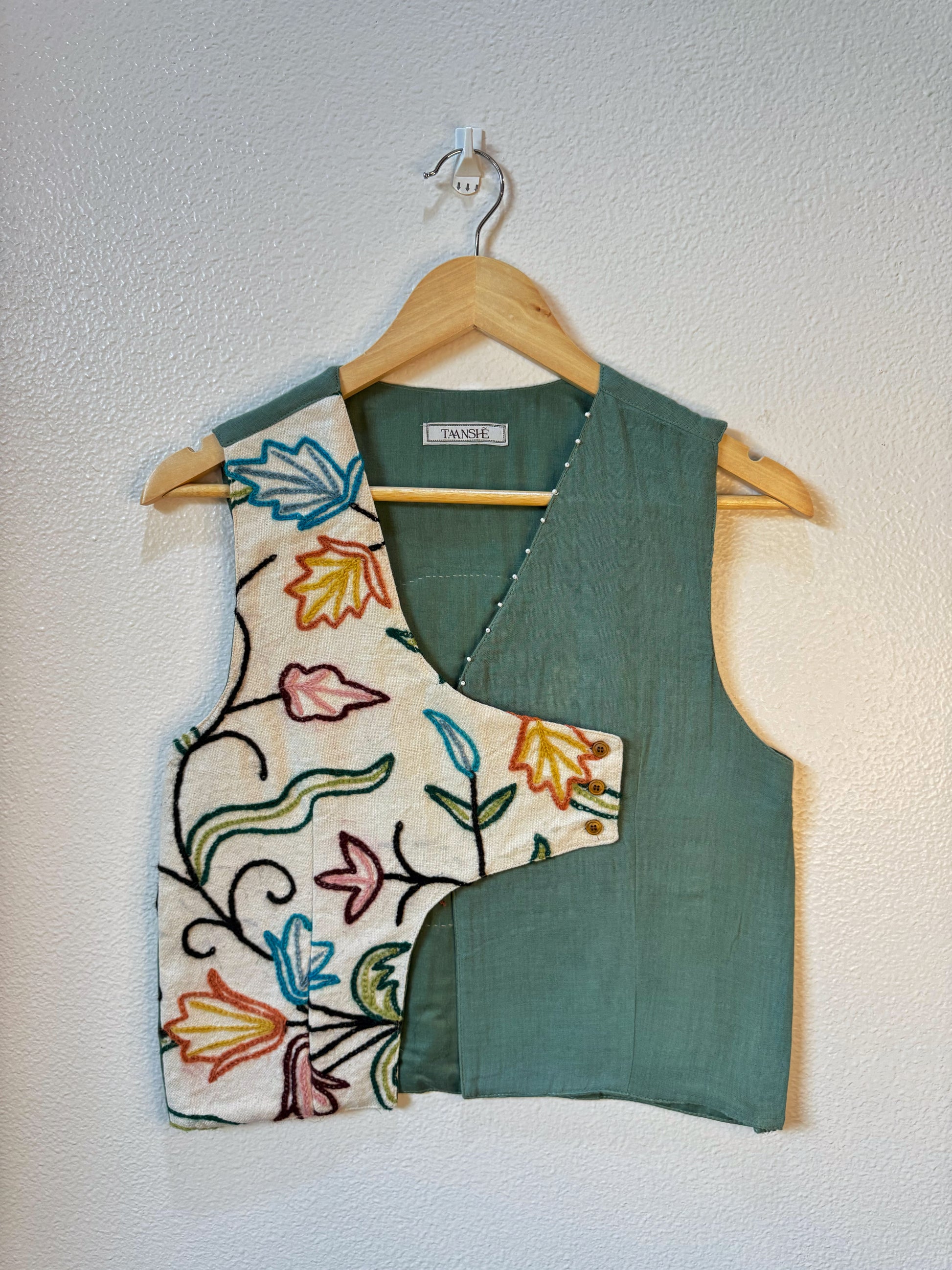 Asymmetry Art Vest
