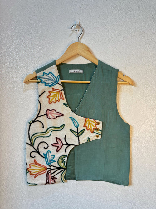 Asymmetry Art Vest