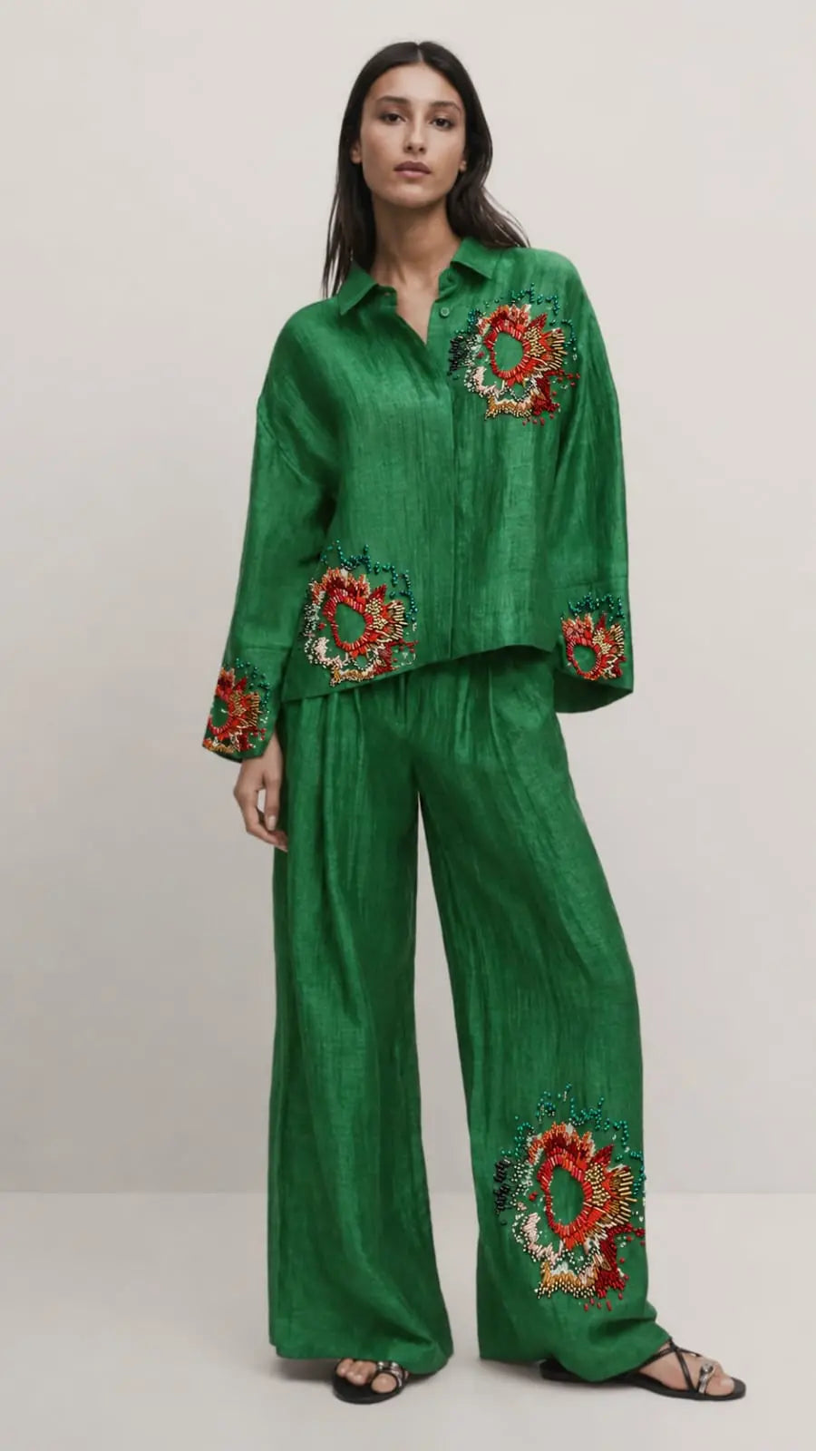 Emerald Halo Co-ord Set