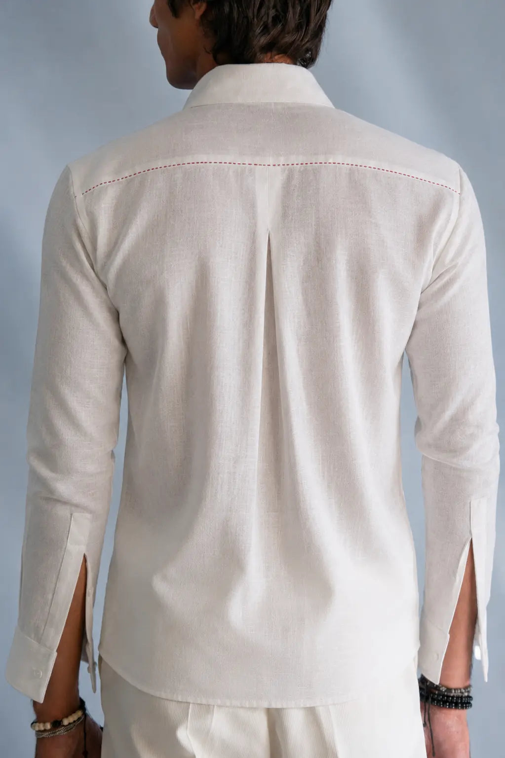 White Flap Pocket Shirt