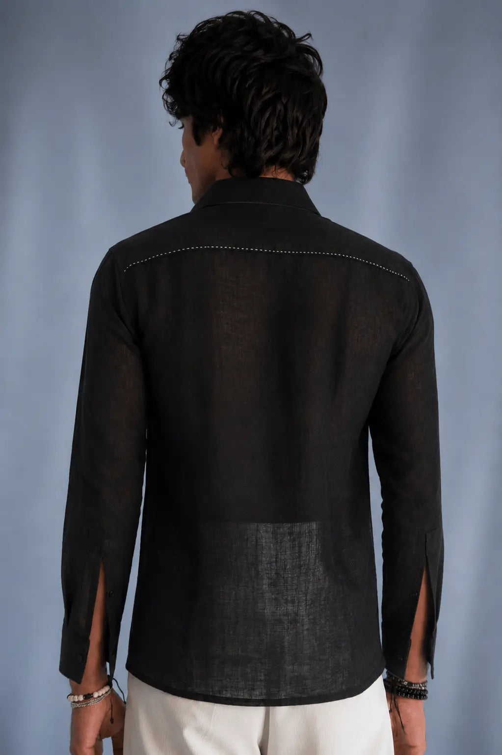 Black Flap Pocket Shirt