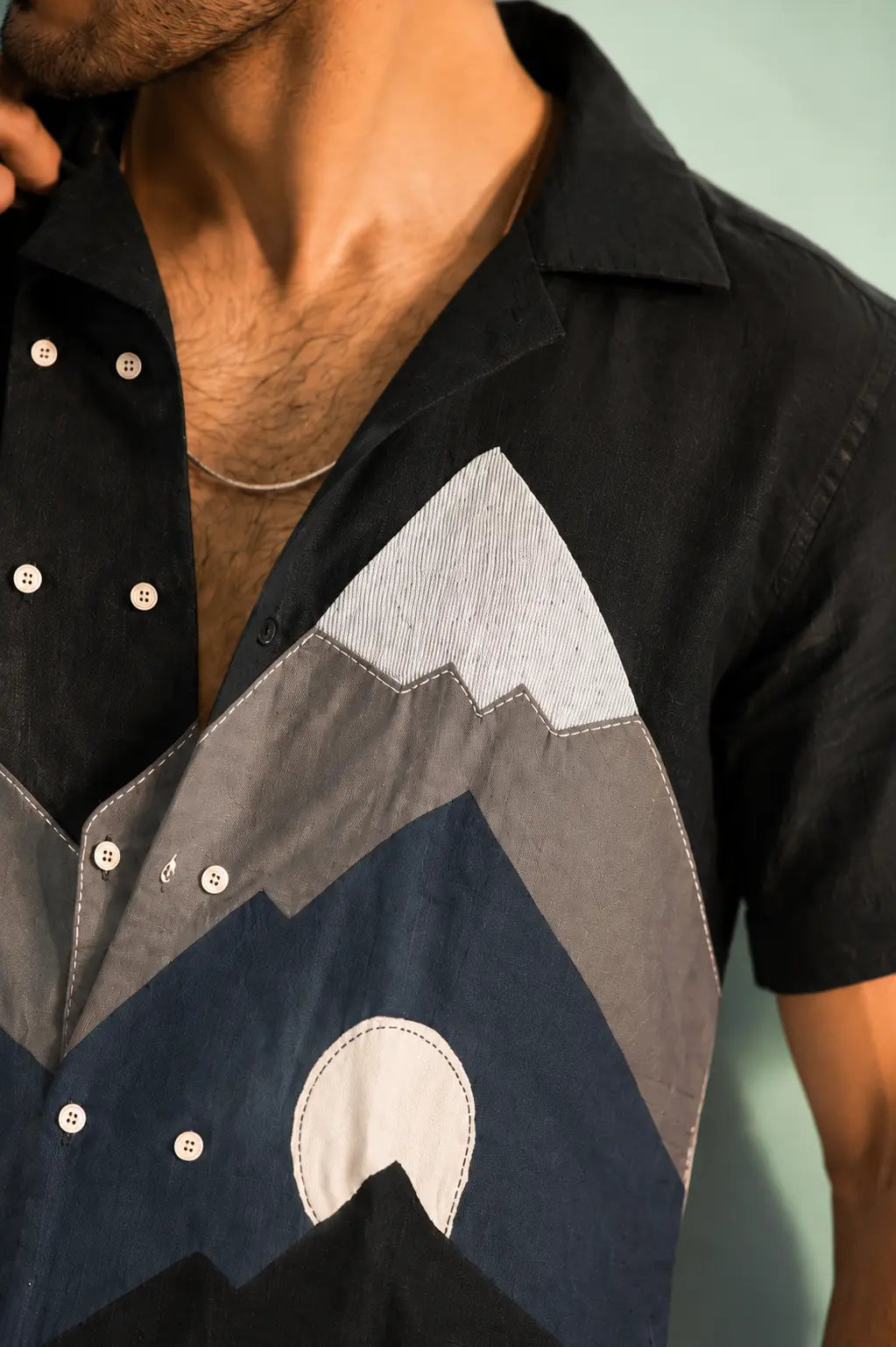 Black Mountain Patchwork Shirt