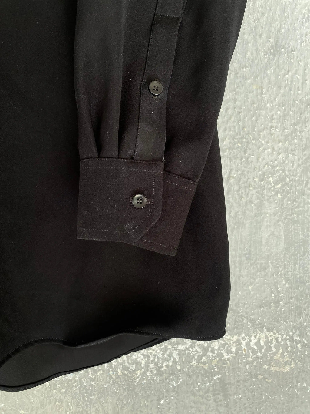 Black Embellished Pocket Shirt