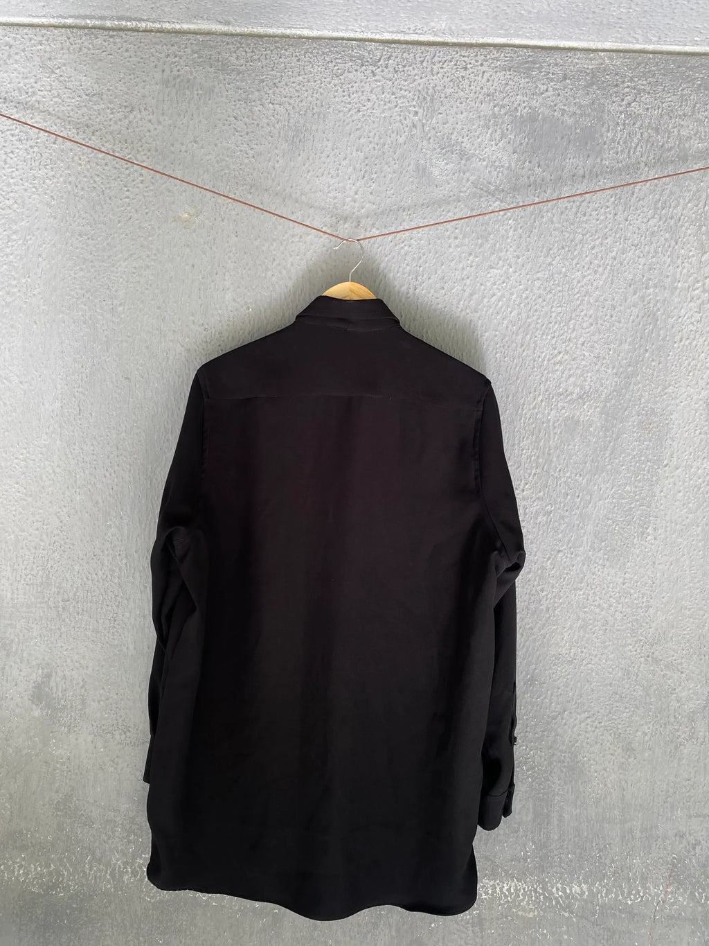Black Embellished Pocket Shirt