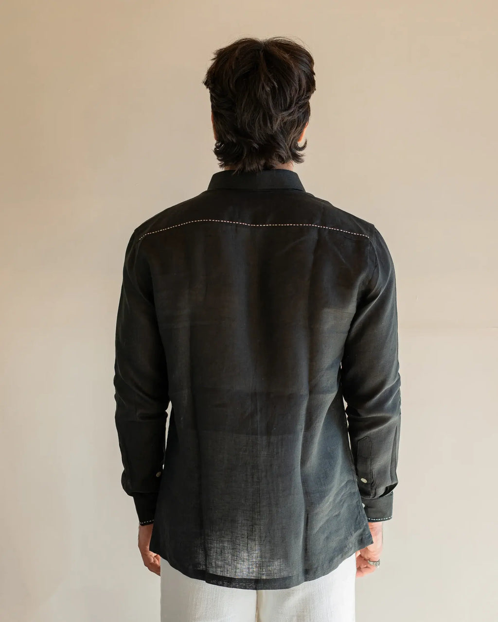 Black Flap Pocket Shirt