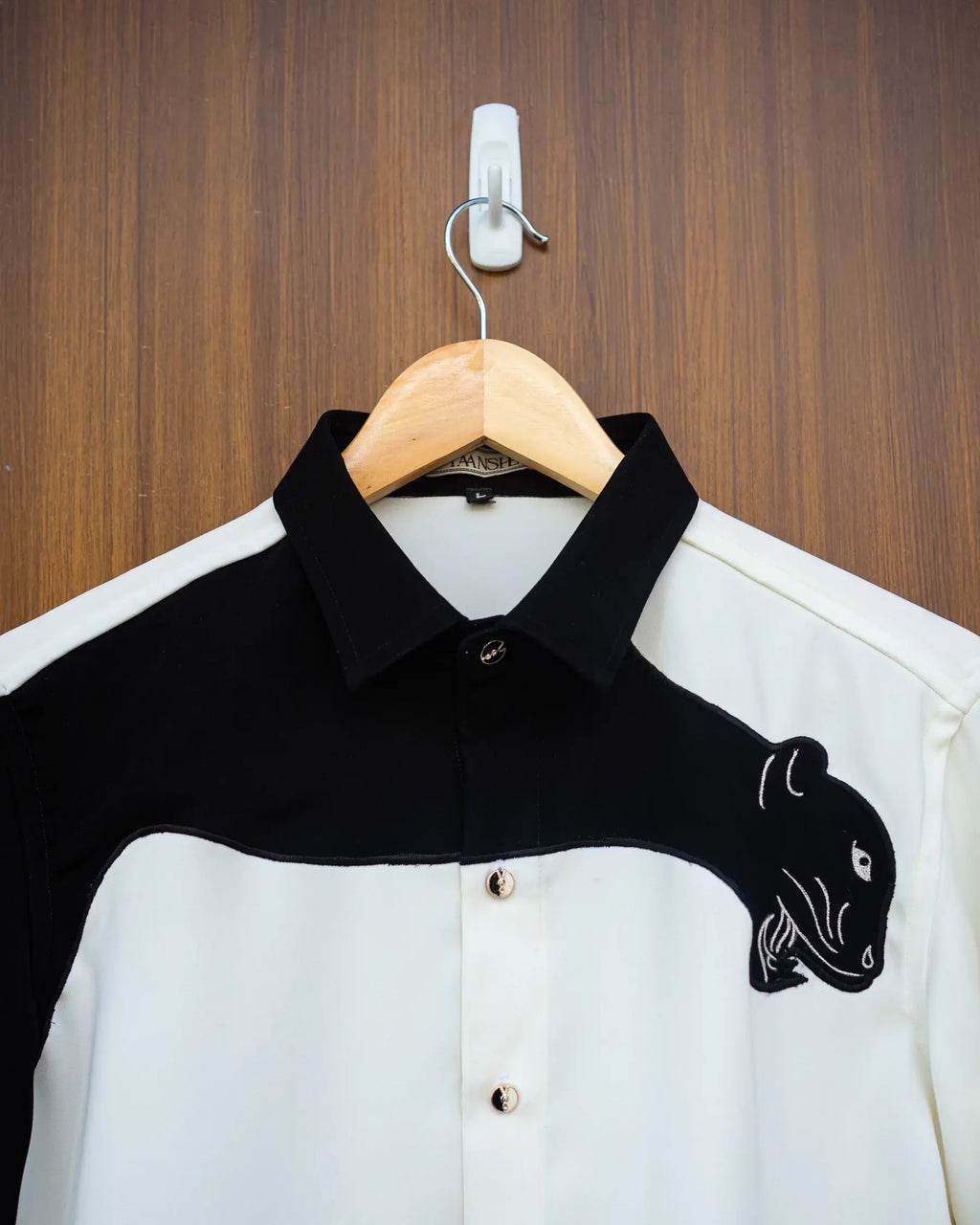 Black & white jaguar shirt