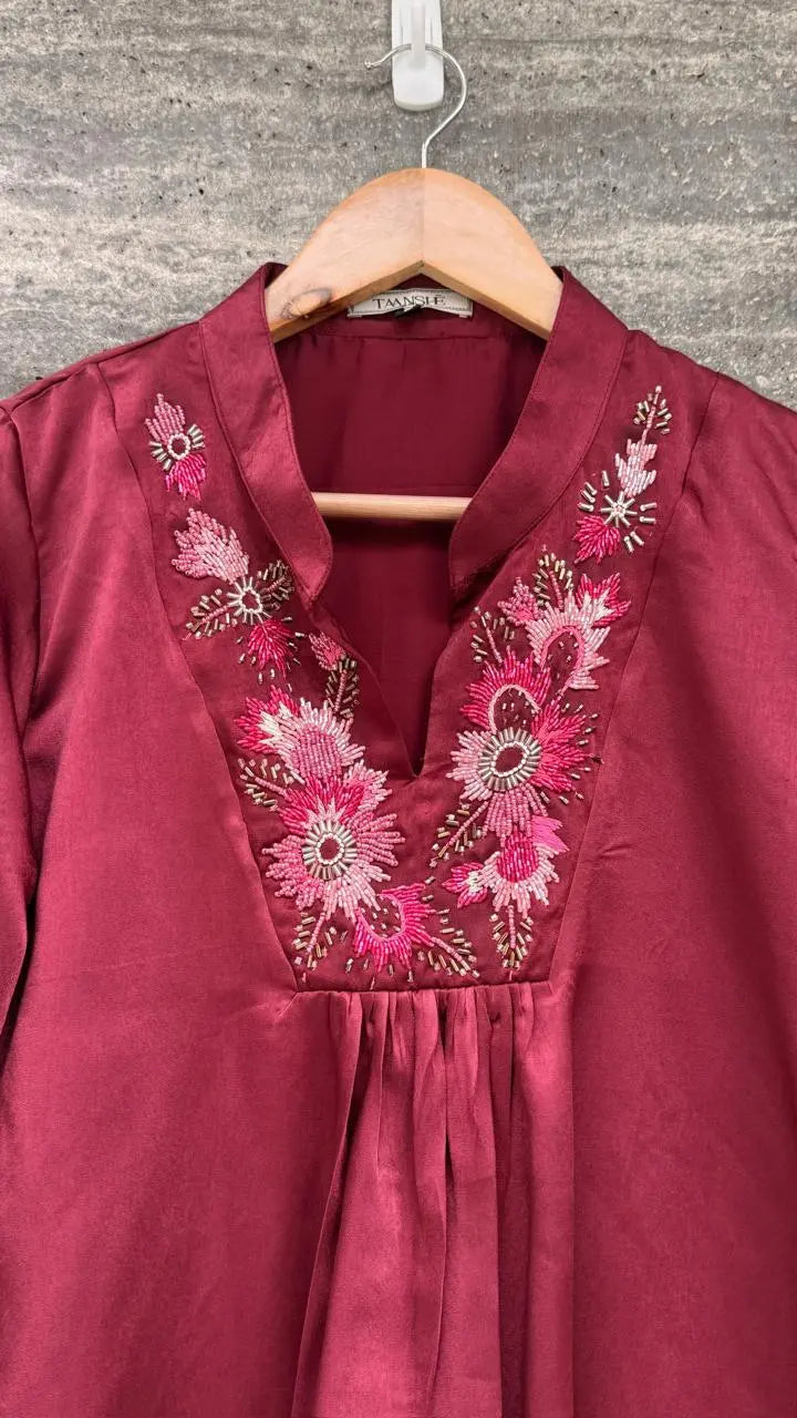 Magenta Floral Co-ord Set