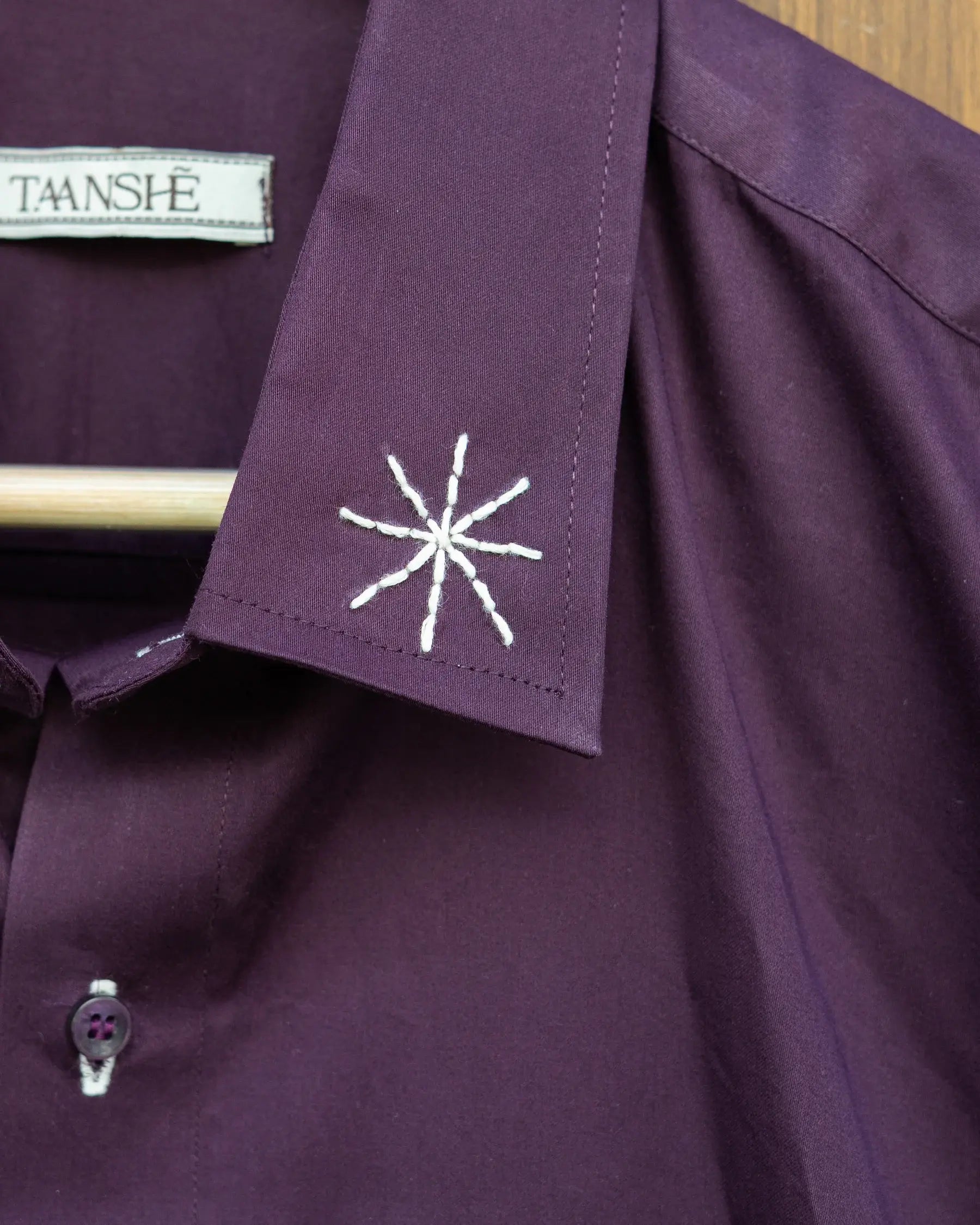 Violet Star Collar Shirt